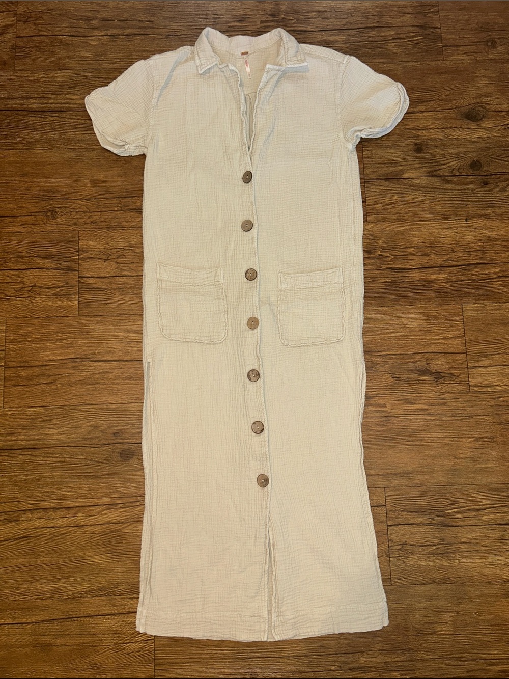 Free People Almeda Buttondown 100%
Cotton Dress Size Small - Picture 4 of 9